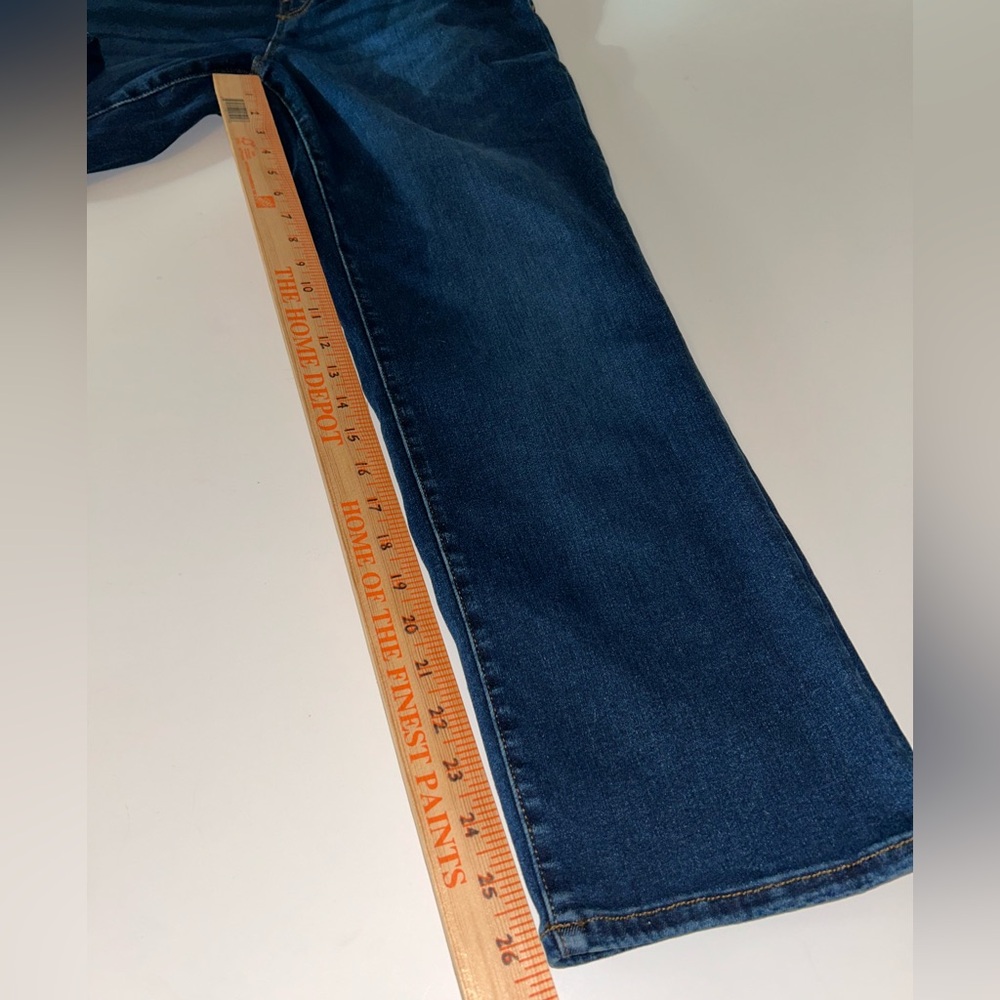 NWT Good American womens Good Legs Straight high rise indigo wash jeans size 2XL - Picture 5 of 8